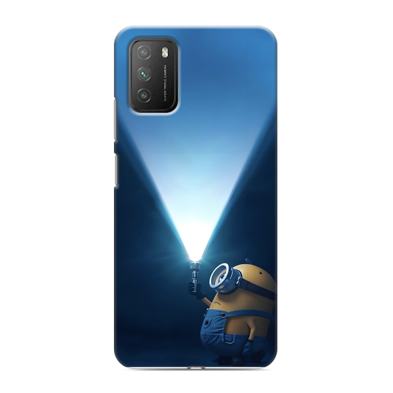 Пластиковый чехол на Xiaomi Poco M3 с принтом Миньоны Пластиковый чехол на Xiaomi Poco M3 с принтом Миньоны