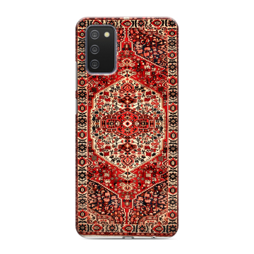 Силиконовый противоударный чехол на Samsung Galaxy A02s с принтом Ковер