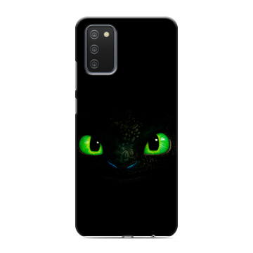 Силиконовый противоударный чехол на Samsung Galaxy A02s с принтом Как приручить дракона