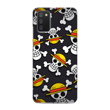 Силиконовый противоударный чехол на Samsung Galaxy A02s с принтом One Piece Ван Пис Силиконовый противоударный чехол на Samsung Galaxy A02s с принтом One Piece Ван Пис