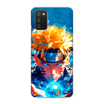 Силиконовый противоударный чехол на Samsung Galaxy A02s с принтом Аниме Наруто Naruto
