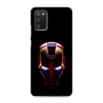 Силиконовый противоударный чехол на Samsung Galaxy A02s с принтом IronMan Железный человек