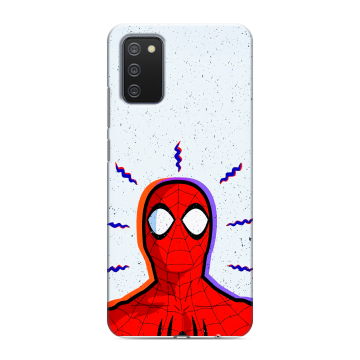 Силиконовый противоударный чехол на Samsung Galaxy A02s с принтом Spiderman Человек паук Силиконовый противоударный чехол на Samsung Galaxy A02s с принтом Spiderman Человек паук