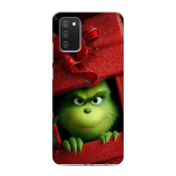 Силиконовый противоударный чехол на Samsung Galaxy A02s с принтом Новый год Силиконовый противоударный чехол на Samsung Galaxy A02s с принтом Новый год