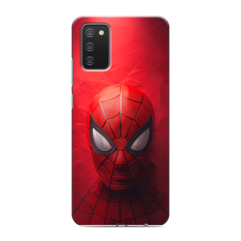 Силиконовый противоударный чехол на Samsung Galaxy A02s с принтом Spiderman Человек паук Силиконовый противоударный чехол на Samsung Galaxy A02s с принтом Spiderman Человек паук