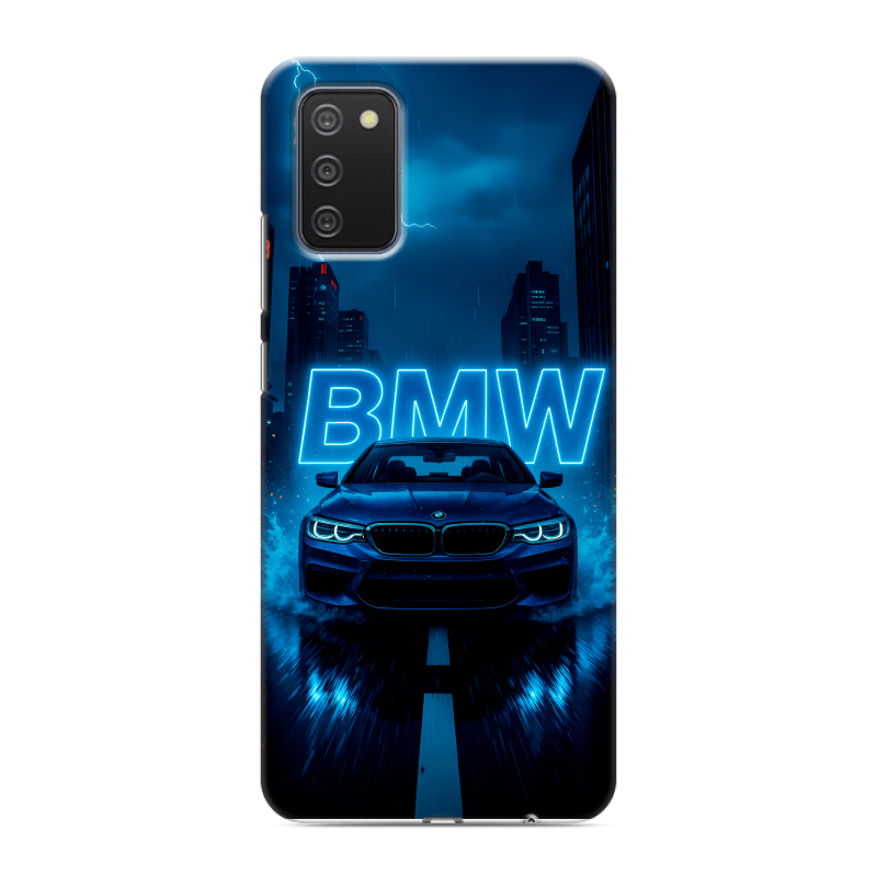 Пластиковый чехол на Samsung Galaxy A02s с принтом BMW БМВ Пластиковый чехол на Samsung Galaxy A02s с принтом BMW БМВ