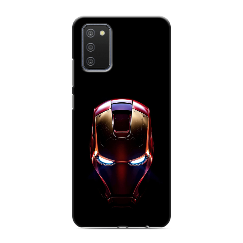Силиконовый противоударный чехол на Samsung Galaxy A02s с принтом IronMan Железный человек Силиконовый противоударный чехол на Samsung Galaxy A02s с принтом IronMan Железный человек