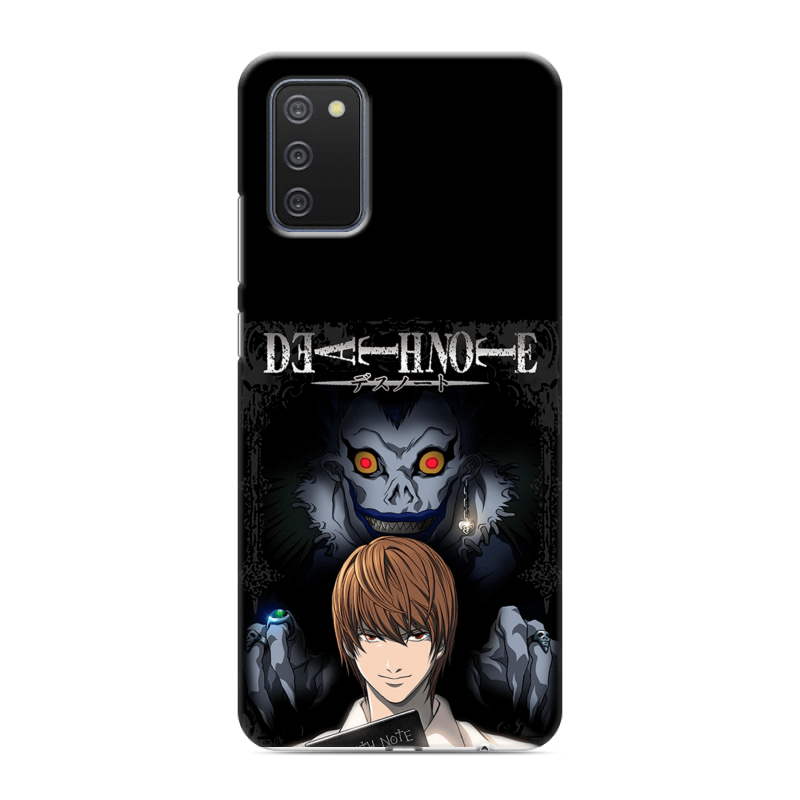 Пластиковый чехол на Samsung Galaxy A02s с принтом Death note Тетрадь смерти Пластиковый чехол на Samsung Galaxy A02s с принтом Death note Тетрадь смерти
