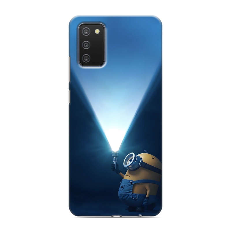 Пластиковый чехол на Samsung Galaxy A02s с принтом Миньоны Пластиковый чехол на Samsung Galaxy A02s с принтом Миньоны