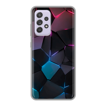 Силиконовый чехол на Samsung Galaxy A52 с принтом Геометрия неона Силиконовый чехол на Samsung Galaxy A52 с принтом Геометрия неона