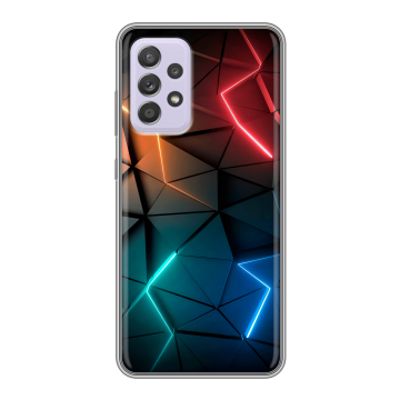 Силиконовый чехол на Samsung Galaxy A52 с принтом Абстракция неон Силиконовый чехол на Samsung Galaxy A52 с принтом Абстракция неон