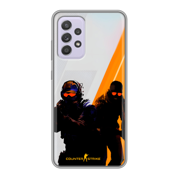 Силиконовый чехол на Samsung Galaxy A52 с принтом Контер страйк Counter strike Силиконовый чехол на Samsung Galaxy A52 с принтом Контер страйк Counter strike