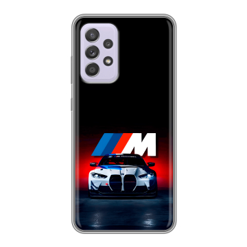 Силиконовый чехол на Samsung Galaxy A52 с принтом БМВ BMW