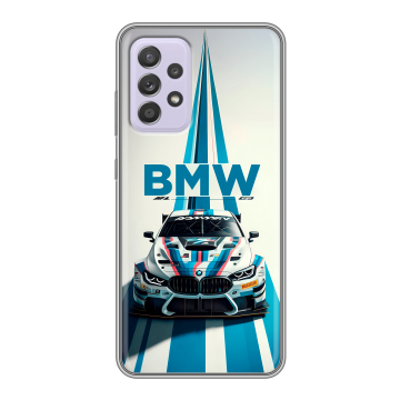 Силиконовый чехол на Samsung Galaxy A52 с принтом БМВ BMW