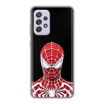 Силиконовый чехол на Samsung Galaxy A52 с принтом человек паук spiderman Силиконовый чехол на Samsung Galaxy A52 с принтом человек паук spiderman