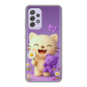 Силиконовый чехол на Samsung Galaxy A52 с принтом для девочек Силиконовый чехол на Samsung Galaxy A52 с принтом для девочек