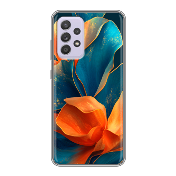 Силиконовый чехол на Samsung Galaxy A52 с принтом Цветы Силиконовый чехол на Samsung Galaxy A52 с принтом Цветы