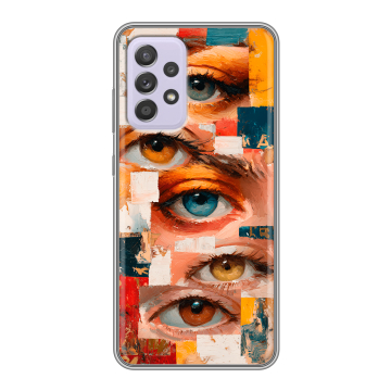 Силиконовый чехол на Samsung Galaxy A52 с принтом Модный принт Силиконовый чехол на Samsung Galaxy A52 с принтом Модный принт