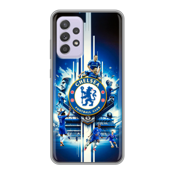 Силиконовый чехол на Samsung Galaxy A52 с принтом Chelsea Челси Силиконовый чехол на Samsung Galaxy A52 с принтом Chelsea Челси