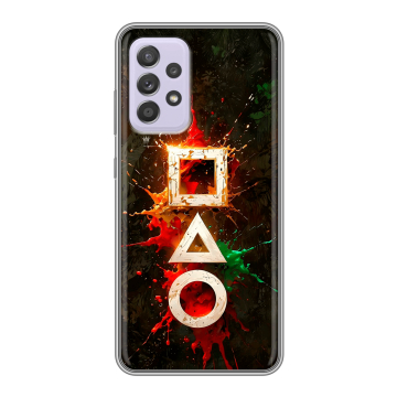 Силиконовый чехол на Samsung Galaxy A52 с принтом Squid Game Игра кальмара Силиконовый чехол на Samsung Galaxy A52 с принтом Squid Game Игра кальмара