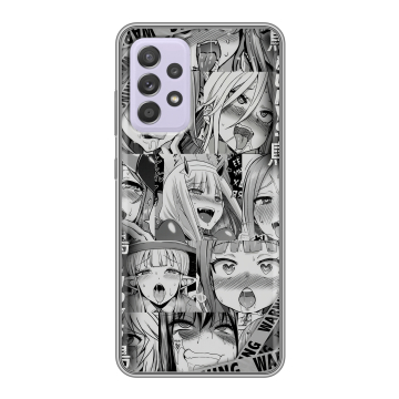 Силиконовый чехол на Samsung Galaxy A52 с принтом Ahegao Ахегао Аниме Силиконовый чехол на Samsung Galaxy A52 с принтом Ahegao Ахегао Аниме