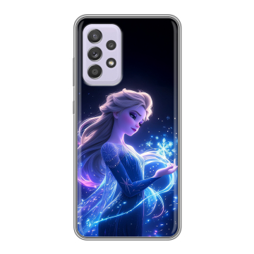 Силиконовый чехол на Samsung Galaxy A52 с принтом Холодное сердце Frozen