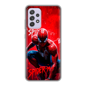 Силиконовый чехол на Samsung Galaxy A52 с принтом Spiderman Человек паук
