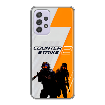 Силиконовый чехол на Samsung Galaxy A52 с принтом Counter Strike