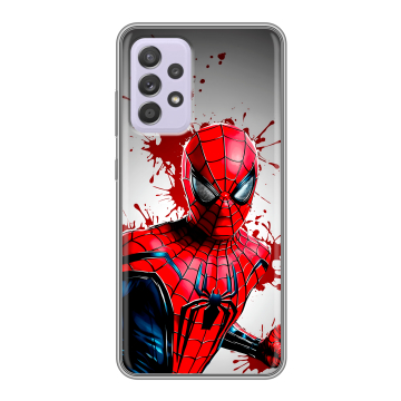 Силиконовый чехол на Samsung Galaxy A52 с принтом Spiderman Человек паук Силиконовый чехол на Samsung Galaxy A52 с принтом Spiderman Человек паук
