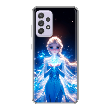 Силиконовый чехол на Samsung Galaxy A52 с принтом Холодное сердце Frozen
