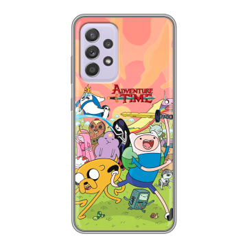 Силиконовый чехол на Samsung Galaxy A52 с принтом Adventure time Время приключений Силиконовый чехол на Samsung Galaxy A52 с принтом Adventure time Время приключений