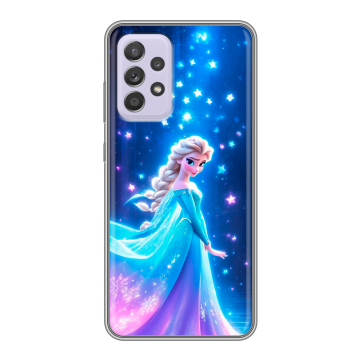 Силиконовый чехол на Samsung Galaxy A52 с принтом Холодное сердце Frozen Силиконовый чехол на Samsung Galaxy A52 с принтом Холодное сердце Frozen