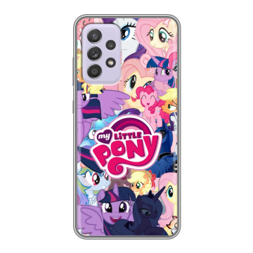 Силиконовый чехол на Samsung Galaxy A52 с принтом My little pony Дружба чудо Силиконовый чехол на Samsung Galaxy A52 с принтом My little pony Дружба чудо