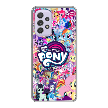 Силиконовый чехол на Samsung Galaxy A52 с принтом My little pony Дружба чудо