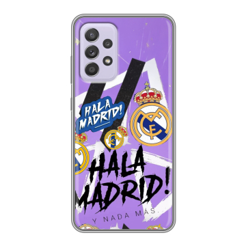 Силиконовый чехол на Samsung Galaxy A52 с принтом Real Madrid Реал Мадрид