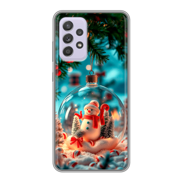 Силиконовый чехол на Samsung Galaxy A52 с принтом Новый год Силиконовый чехол на Samsung Galaxy A52 с принтом Новый год