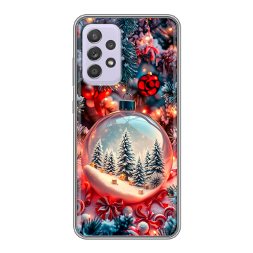 Силиконовый чехол на Samsung Galaxy A52 с принтом Новый год Силиконовый чехол на Samsung Galaxy A52 с принтом Новый год