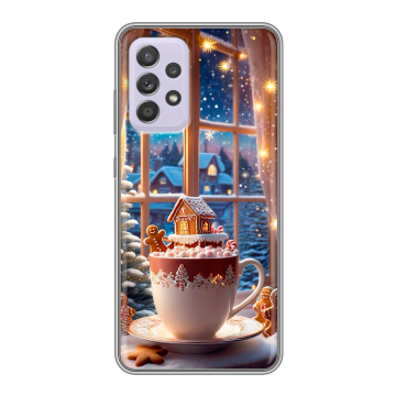 Силиконовый чехол на Samsung Galaxy A52 с принтом Новый год Силиконовый чехол на Samsung Galaxy A52 с принтом Новый год