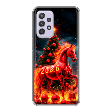 Силиконовый чехол на Samsung Galaxy A52 с принтом Новый год Силиконовый чехол на Samsung Galaxy A52 с принтом Новый год