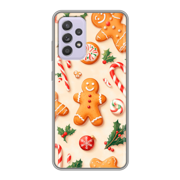 Силиконовый чехол на Samsung Galaxy A52 с принтом Новый год Силиконовый чехол на Samsung Galaxy A52 с принтом Новый год