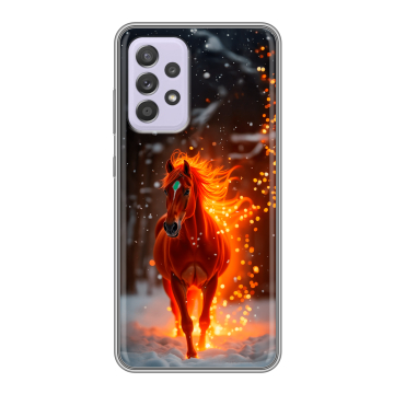 Силиконовый чехол на Samsung Galaxy A52 с принтом Новый год Силиконовый чехол на Samsung Galaxy A52 с принтом Новый год