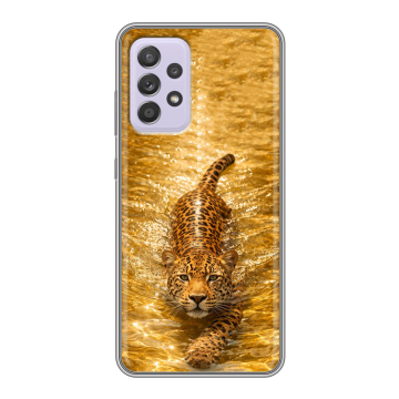 Силиконовый чехол на Samsung Galaxy A52 с принтом женский