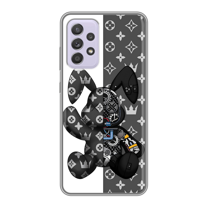 Силиконовый чехол на Samsung Galaxy A52 с принтом Луи робот Силиконовый чехол на Samsung Galaxy A52 с принтом Луи робот