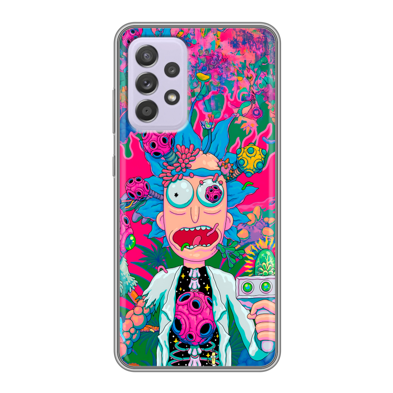 Силиконовый чехол на Samsung Galaxy A52 с принтом Рик и Морти Rick Morty Силиконовый чехол на Samsung Galaxy A52 с принтом Рик и Морти Rick Morty