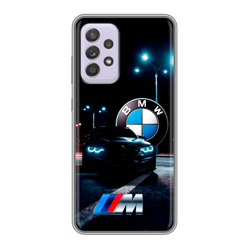 Силиконовый чехол на Samsung Galaxy A52 с принтом БМВ BMW Силиконовый чехол на Samsung Galaxy A52 с принтом БМВ BMW