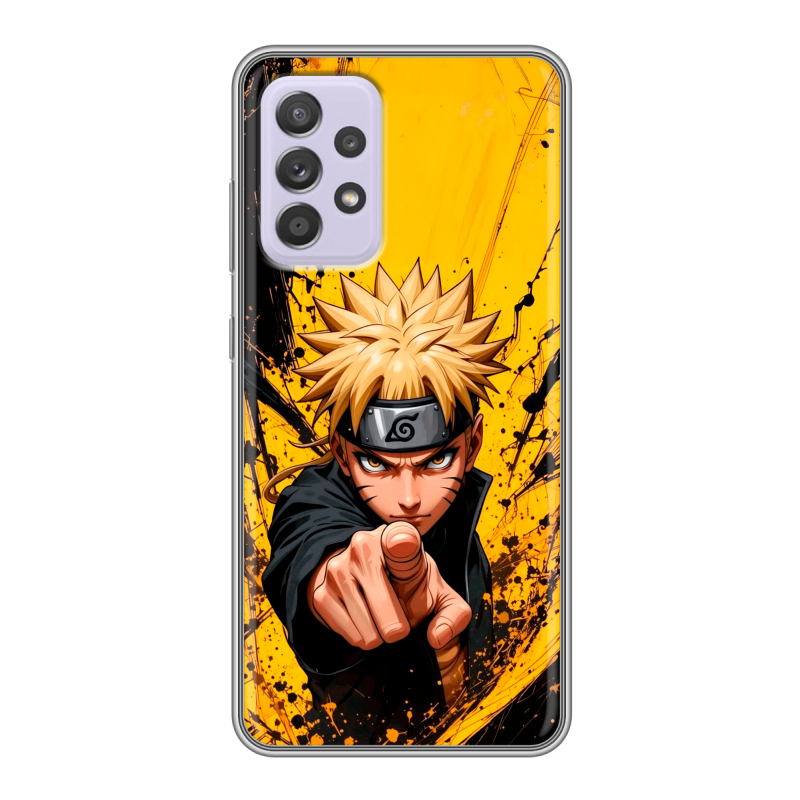 Силиконовый противоударный чехол на Samsung Galaxy A52 с принтом Naruto Наруто Силиконовый противоударный чехол на Samsung Galaxy A52 с принтом Naruto Наруто