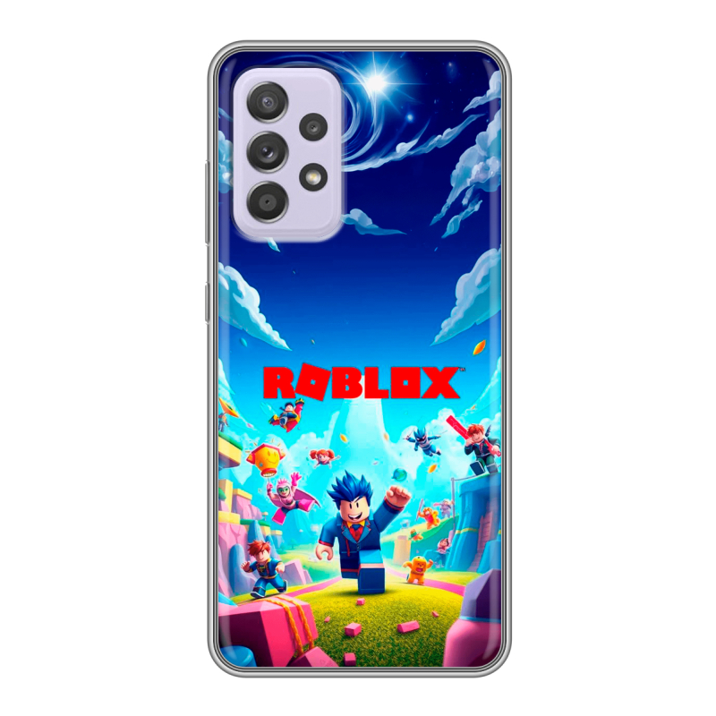 Силиконовый чехол на Samsung Galaxy A52 с принтом Roblox Роблокс Силиконовый чехол на Samsung Galaxy A52 с принтом Roblox Роблокс