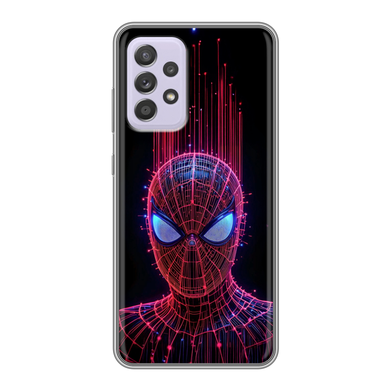 Силиконовый противоударный чехол на Samsung Galaxy A52 с принтом Spiderman Человек паук Силиконовый противоударный чехол на Samsung Galaxy A52 с принтом Spiderman Человек паук