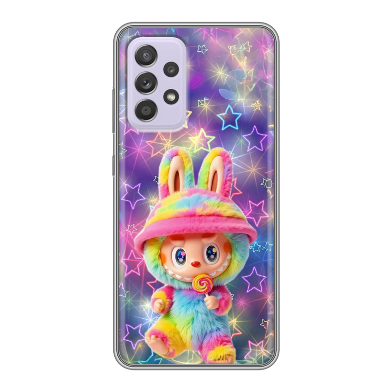 Силиконовый чехол на Samsung Galaxy A52 с принтом Labubu Лабубу Силиконовый чехол на Samsung Galaxy A52 с принтом Labubu Лабубу
