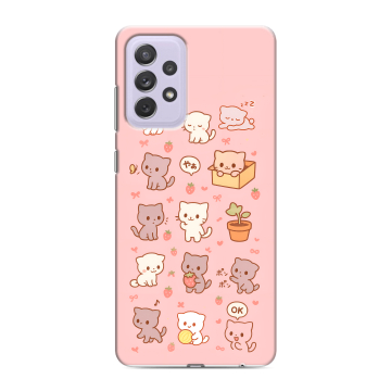 Силиконовый противоударный чехол на Samsung Galaxy A72 с принтом Hello Kitty Хелоу Кити Силиконовый противоударный чехол на Samsung Galaxy A72 с принтом Hello Kitty Хелоу Кити